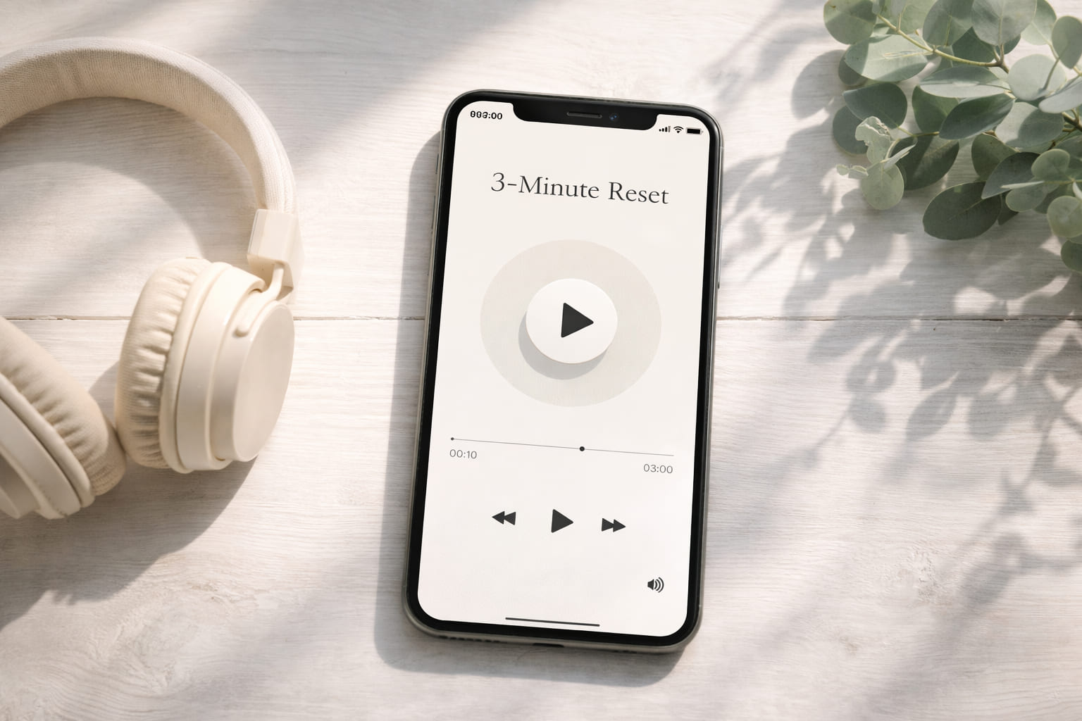 3-Minute Audio Reset on Phone
